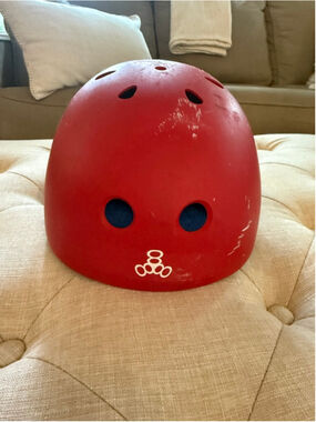 Boys Triple Eight Red Blue Kids Helmet One Size